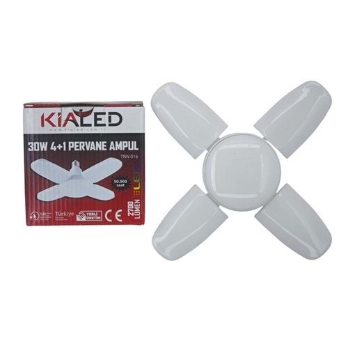 TNN 016 E27-30W Kia Led Mango 4+1 Pervane Ampul