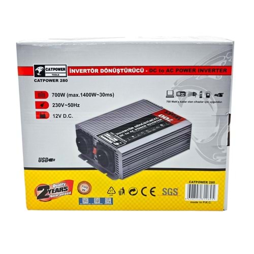 C-281 Catpower İnverter/İnvertör Dönüştürücü 1200W