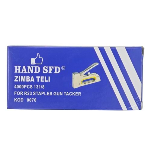 0076 Hand SFD R 23 Zımba Teli 131/8