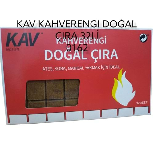 0162 Kav Kahverengi Doğal Çıra 32Li