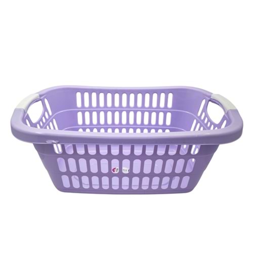 ZP418 Zambak Plastik Çamaşır Sepeti - Dikdörtgen