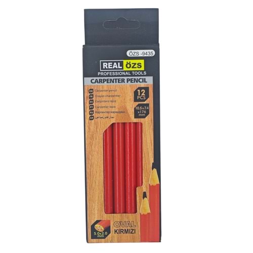 ÖZS-9435 Real Özs Usta Kalemi (Kırmızı)