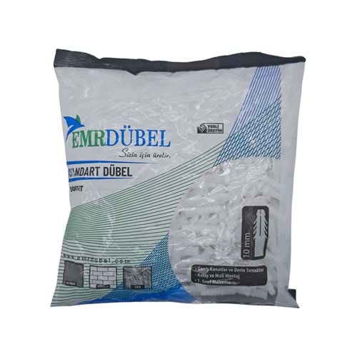 13979 Emr Plastik Dübel 10mm 500lü