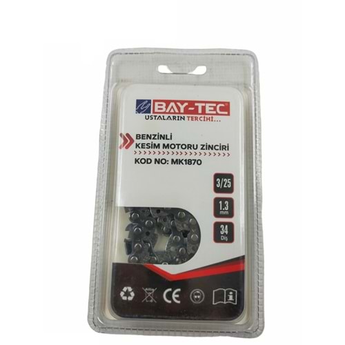 Mk1870 Bay-Tec Motor Zinciri 325 - 34 Diş