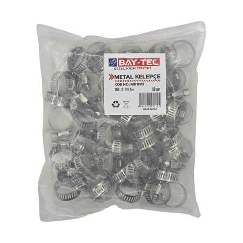 MK1822 Bay-Tec Metal Kelepçe 8mm 13-19