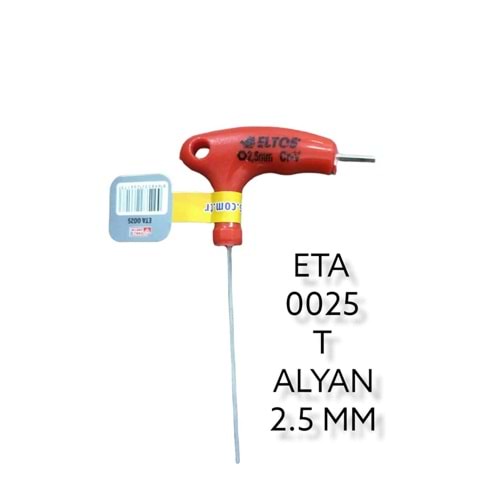 ETA0025 Eltos T Alyan 2.5mm