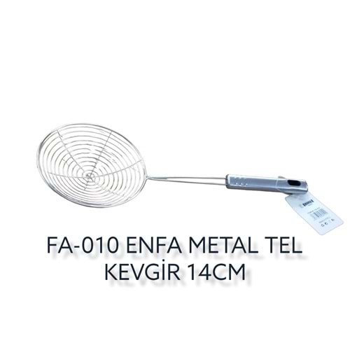 FA-010 ENFA METAL TEL KEVGİR 14cm