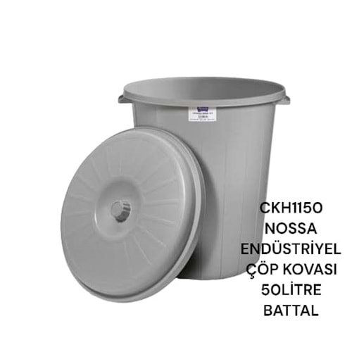 Ckb1150 Nossa Plastik Çöp Kovası 50Lt - Battal