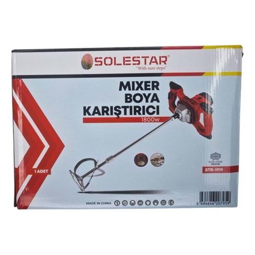STR-1919 Solestar Harç ve Boya Karıştırıcı 1800W