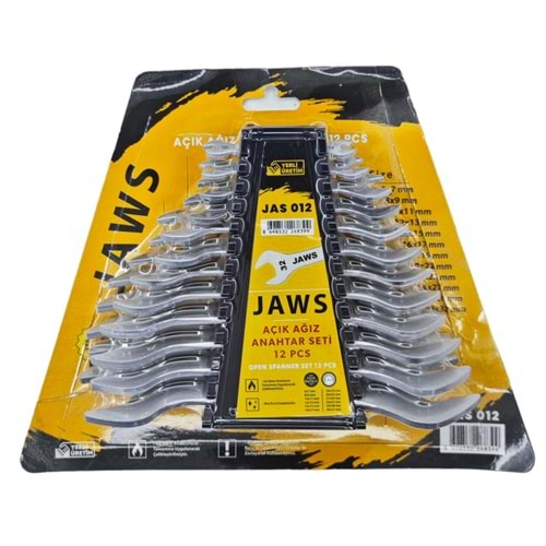 Jas 012 Jaws Açık Ağız Anahtar Seti 12Li 6*32Mm