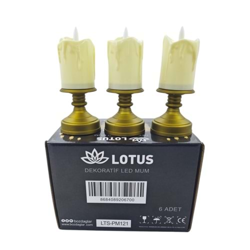 LTS-PM121 Lotus Dekoratif Led Mum