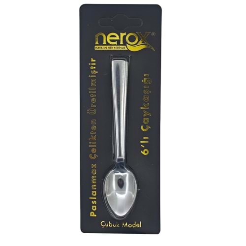 NRX-F1062 Nerox Çay Kaşığı 6lı - Çubuk