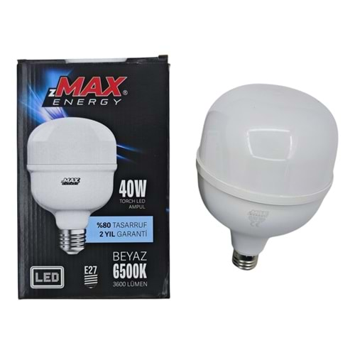 MAX-F3047 Max Energy E27-40W Torch Led Ampul