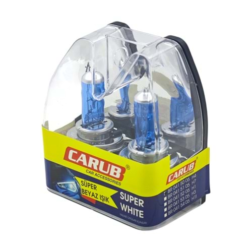 BR041 50 05 Carub H4 12V 55-100W Süper beyaz Işık