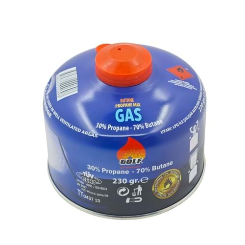 NG419-5 Golf Butan Propan Gaz Kartuş 230gr