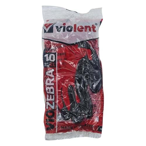 VIO2512 Violent Kırmızı/Siyah VioZebra Eldiven 10