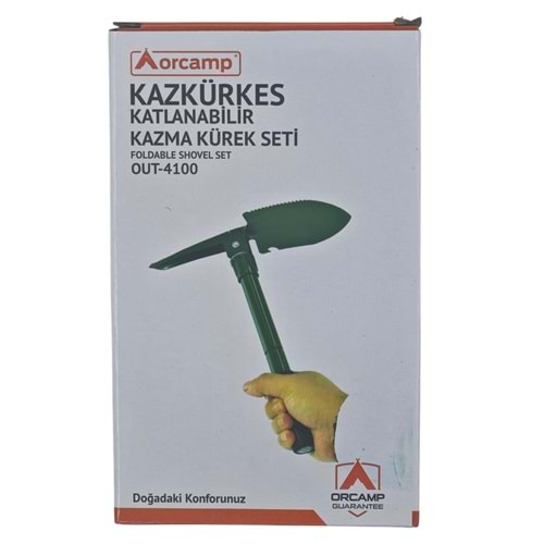 OUT-4100 Orcamp Katlanabilir Kazma Kürek Seti