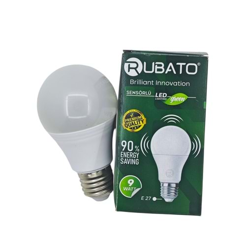 RBT-10109 Rubato E27-9W Sensörlü Led Ampul