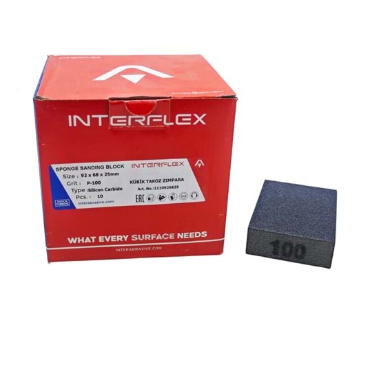 P-100 İnterflex Kübik Takoz Zımpara 100 Kum