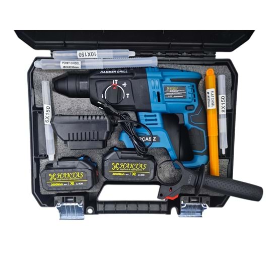 HKT-409H Haktaş Şarjlı Kırıcı Delici Matkap