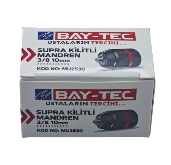 MU2530 Bay-Tec Supra Kilitli Metal Mandren 3/8 10mm