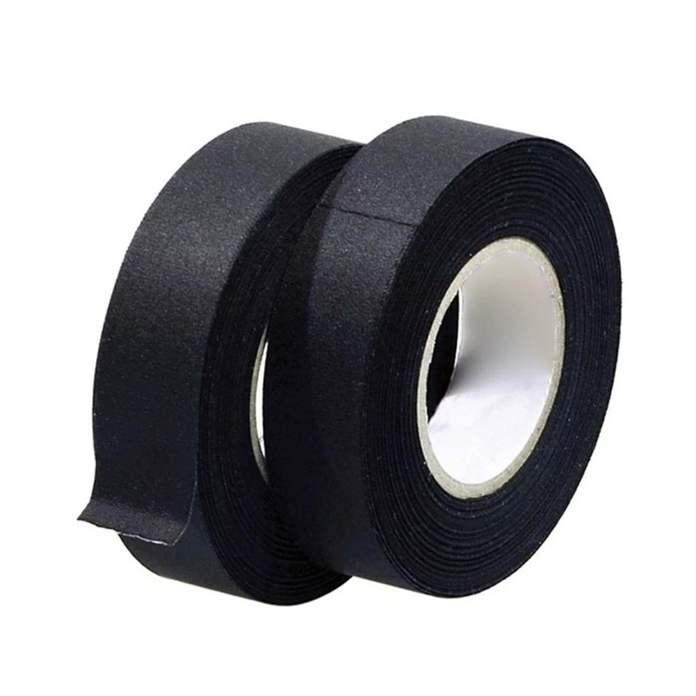 U0766 Tüysüz Siyah Bez Bant 19mm*15m