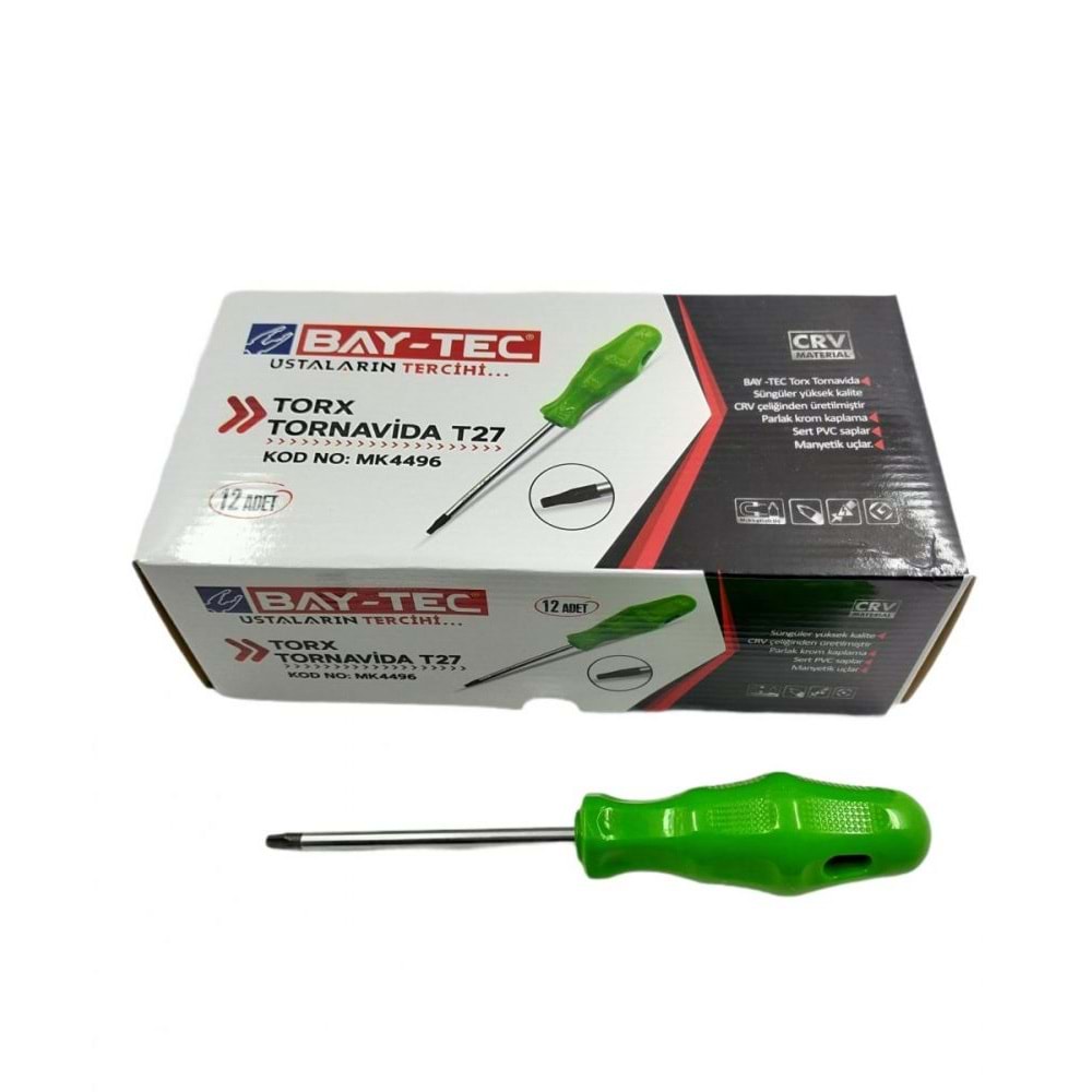 Mk4496 Bay-Tec Torx Tornavida T27