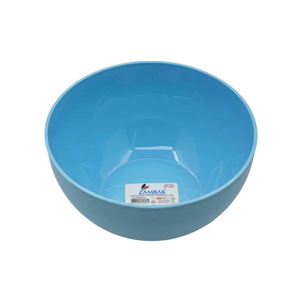 ZP607 Zambak Plastik Yuvarlak Kase 2.5lt