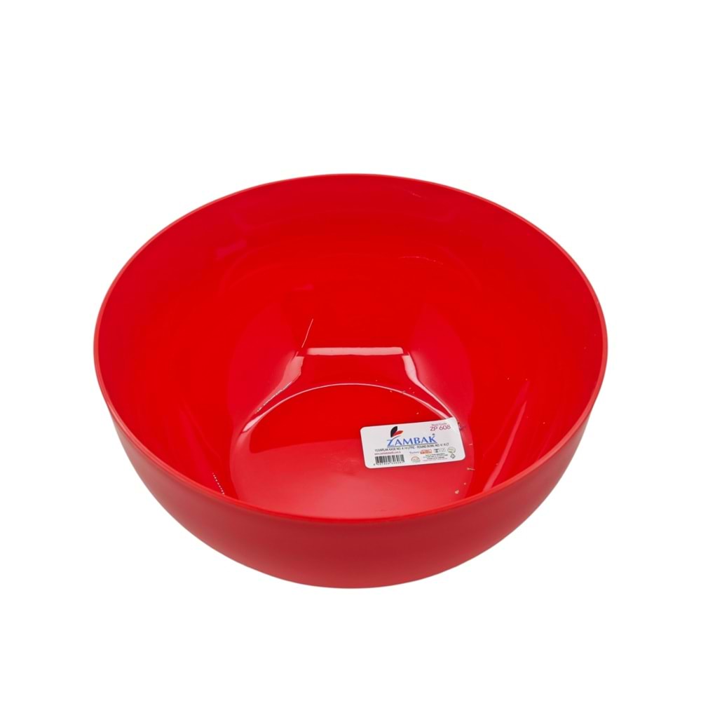ZP608 Zambak Plastik Yuvarlak Kase 4lt