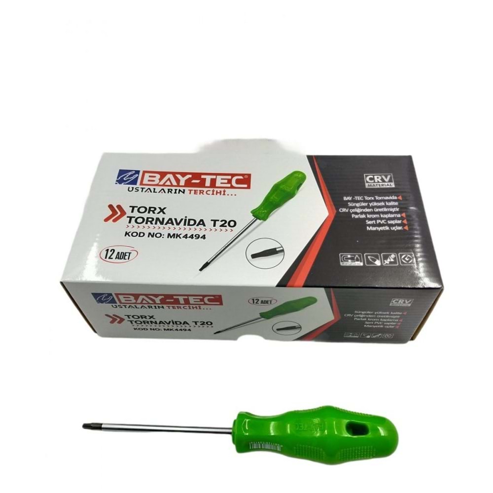 Mk4494 Bay-Tec Torx Tornavida T20