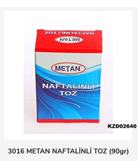 3016 Metan Toz Naftalin 80gr