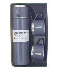 ENF-228 Enfa 3 Bardaklı Vacuum Flask Set Termos 500ml