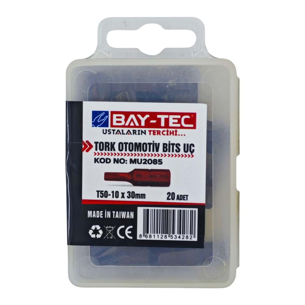 MU2085 Bay-Tec Tork Otomotiv Bits Uç T50-10*30mm