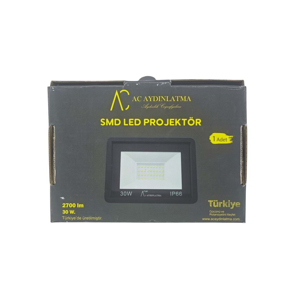 AC4840 AC 30W SMD Led Tablet Prejektör - 6500K