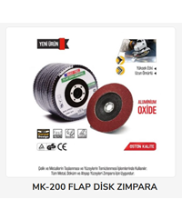 MK0220 Bay-Tec Flap Disk Zımpara 115mm - 80 Kum