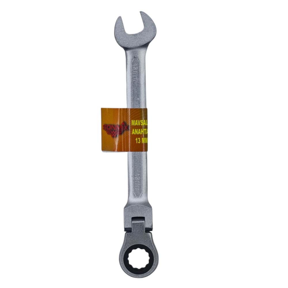 0013 Sonmix Mafsallı Cırcır Anahtar 13mm