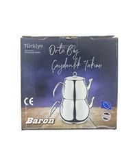 1046 Baron Orta Boy Çaydanlık Takımı