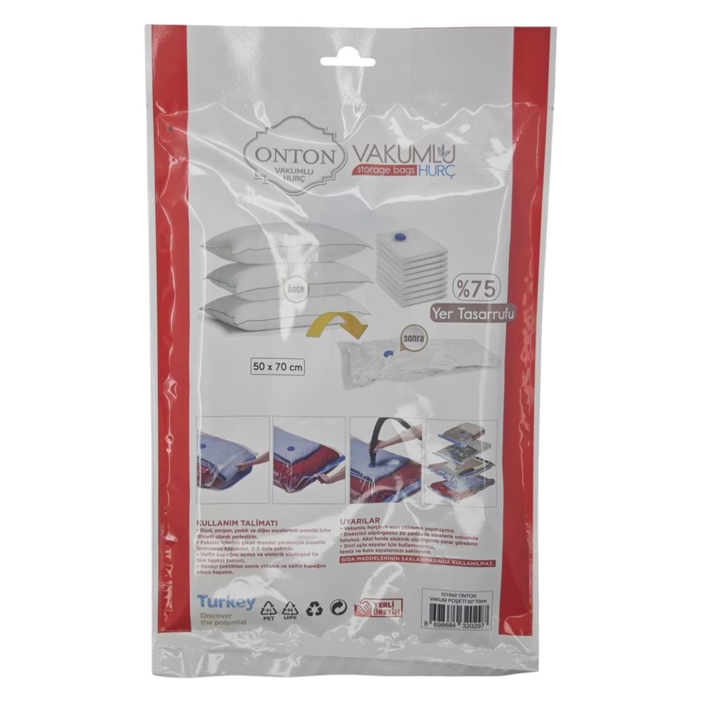 101942 Onton Vakumlu Hurç 50*70cm