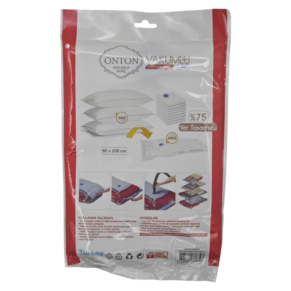 353100 Onton Vakumlu Hurç 80*100cm