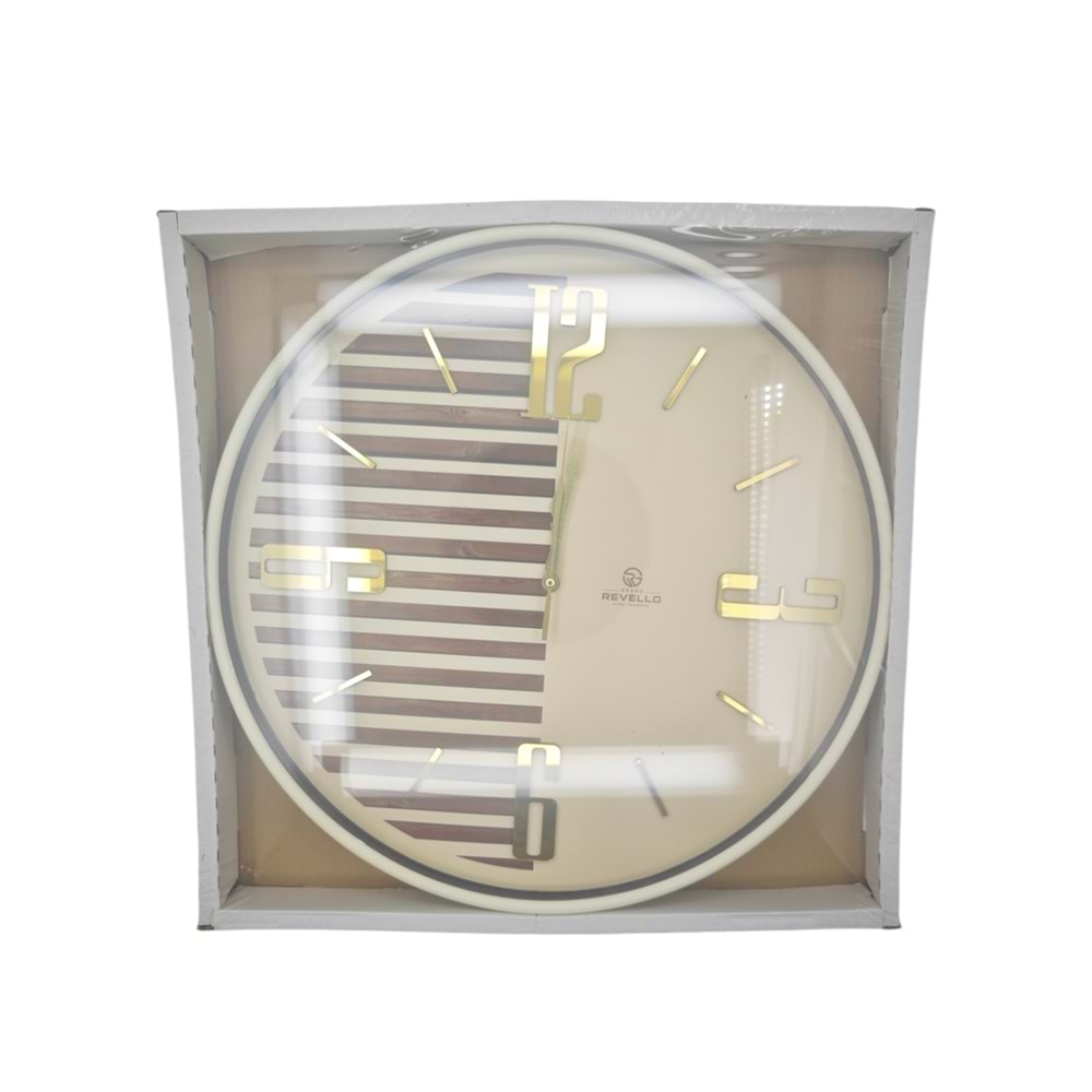 260/2024 Grand Revello Duvar Saati - Krem