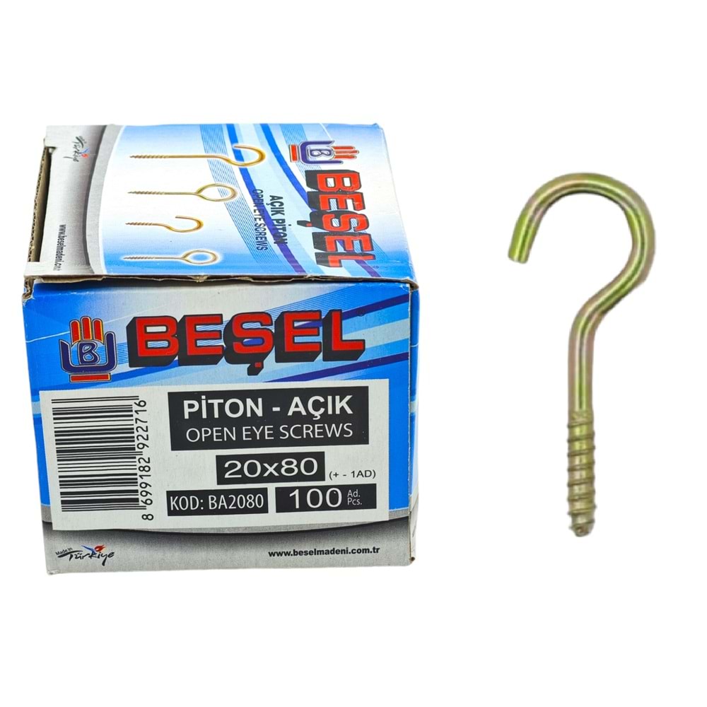 Ba2080 Beşel Piton 20*80 - Açık
