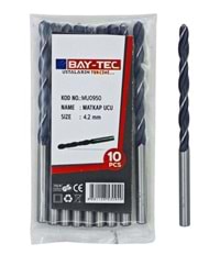 MU0950 Bay-Tec Hss Matkap Ucu 4.2mm (Siyah-Beyaz)