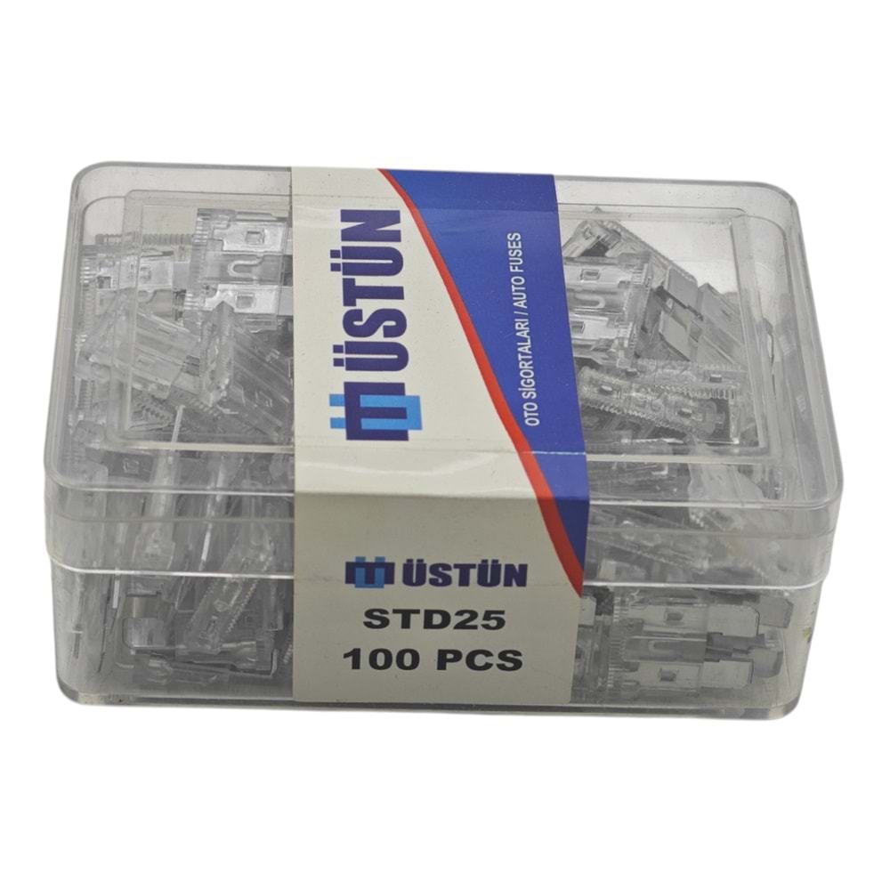 STD25 Üstün 25Amp Bıçak Sigorta 100lü