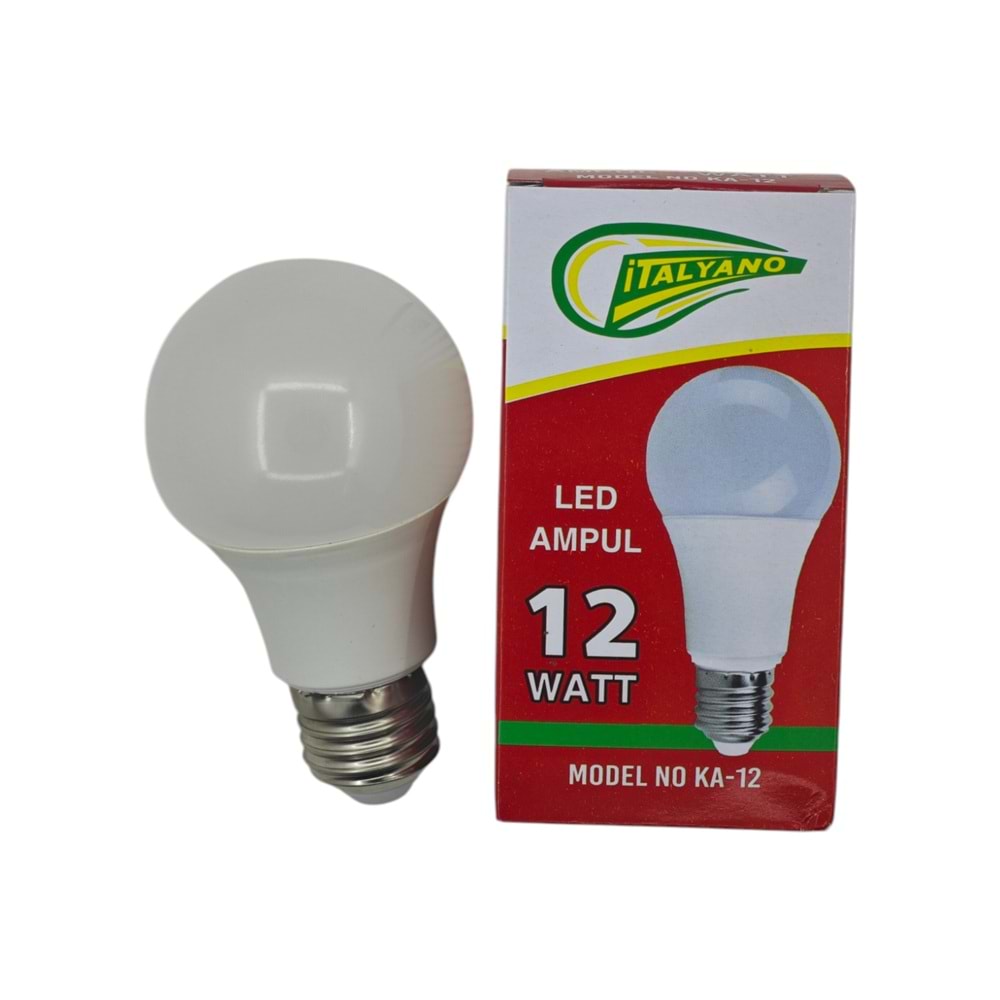 KA-12 İtalyano E27-12W Led Ampul