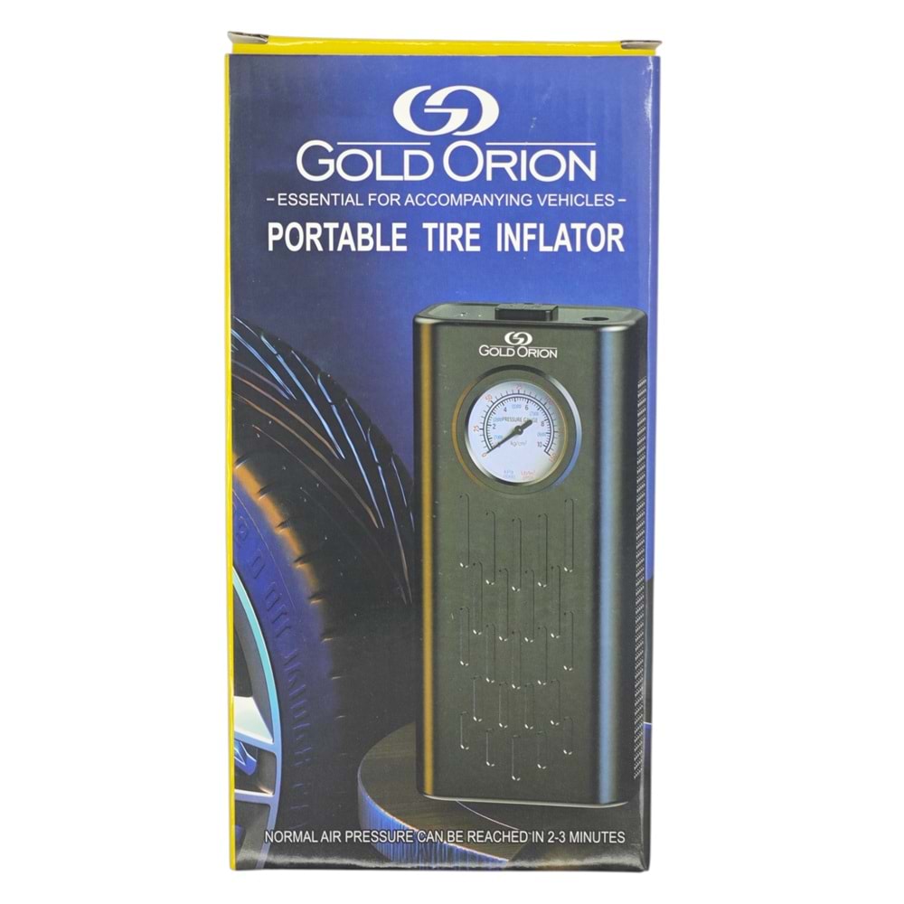 R-100 Gold Orion USB-C Şarjlı 50W Lastik Hava Kompresörü