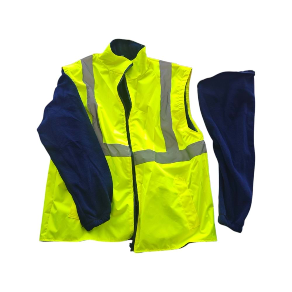 JN1003 Junior 5in1 Sarı Lacivert Parka - L