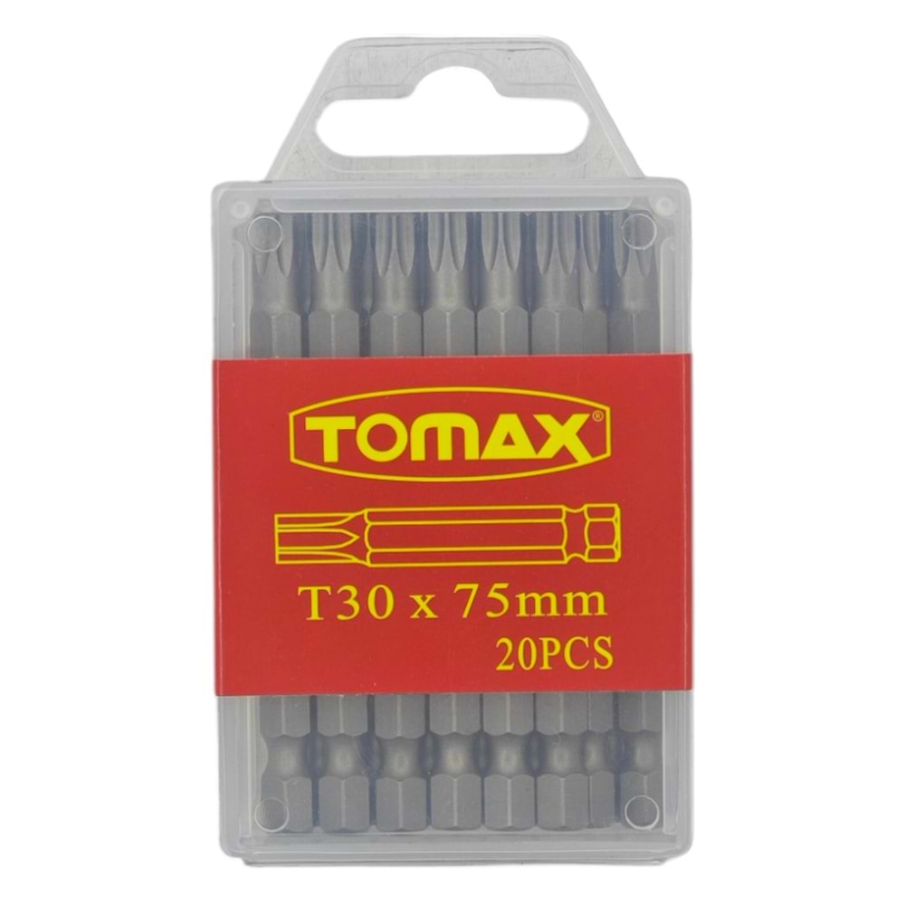 0242 Tomax Kare Tork Bits Uç T30*75mm