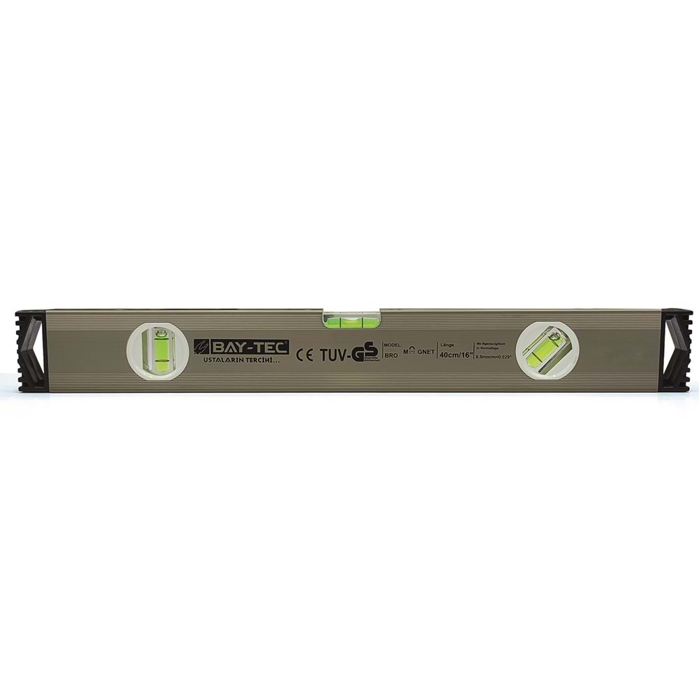 Mk0600 Bay-Tec Su Terazisi 40Cm - Gri - Miknatıslı