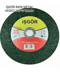 08 İşgör İnox Metal Kesici 180*3*22Mm
