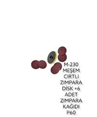M-230 Meşem Cırtlı Zımpara Pedi 6Lı 115Mm